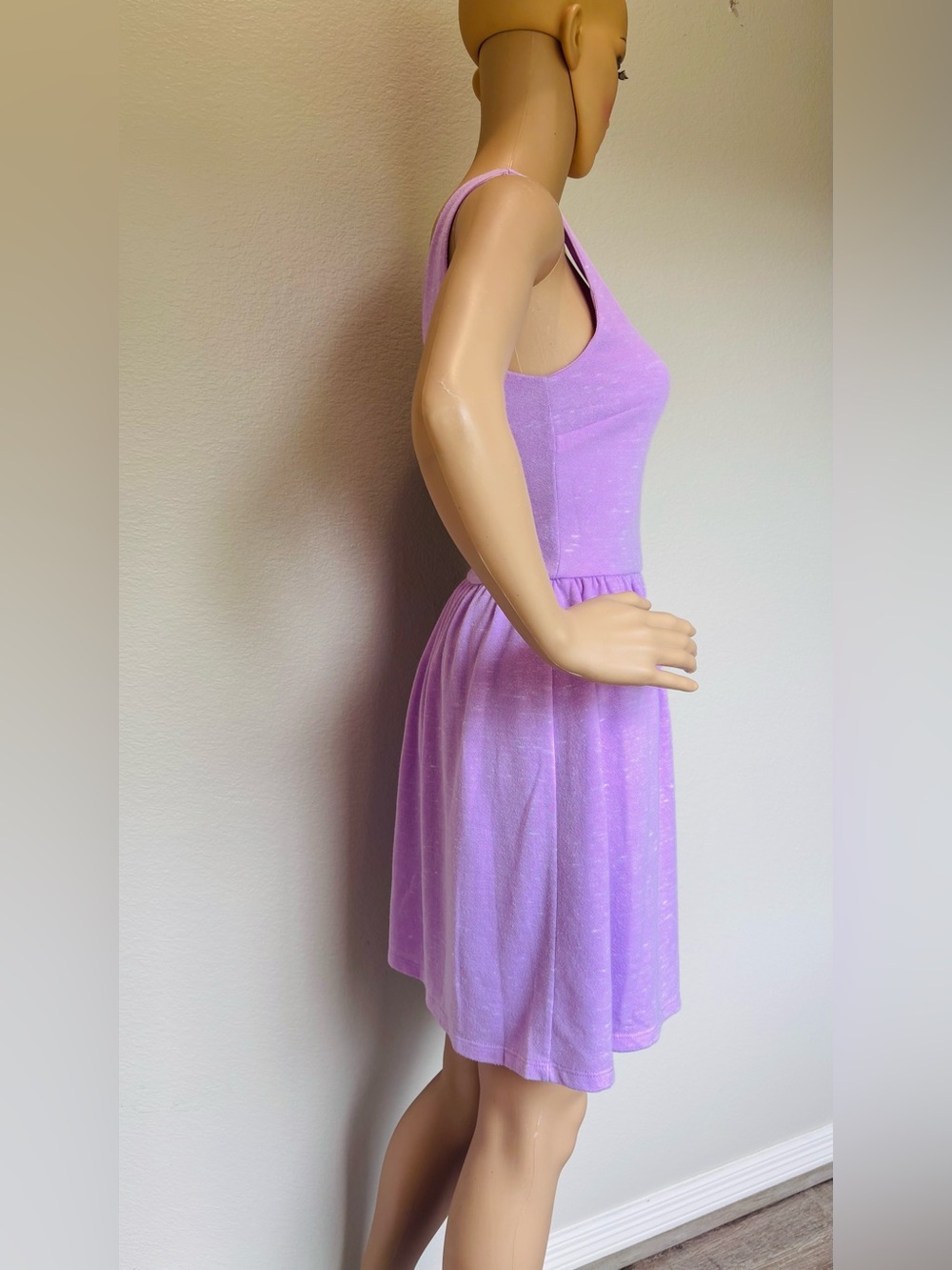 Everly Lavender Sleeveless V‑Neck Women Dress Lined NWOT - Picture 8 of 13